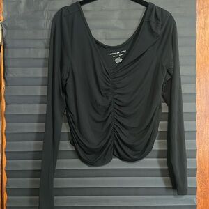 American Eagle Long Sleeve Crop Top